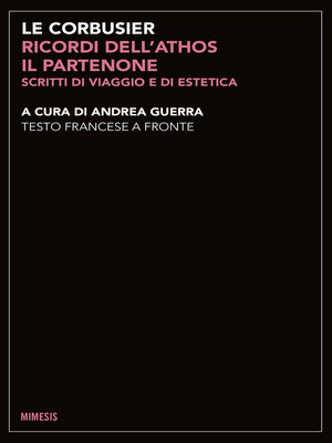 cover image of Ricordi dell'Athos. Il Partenone